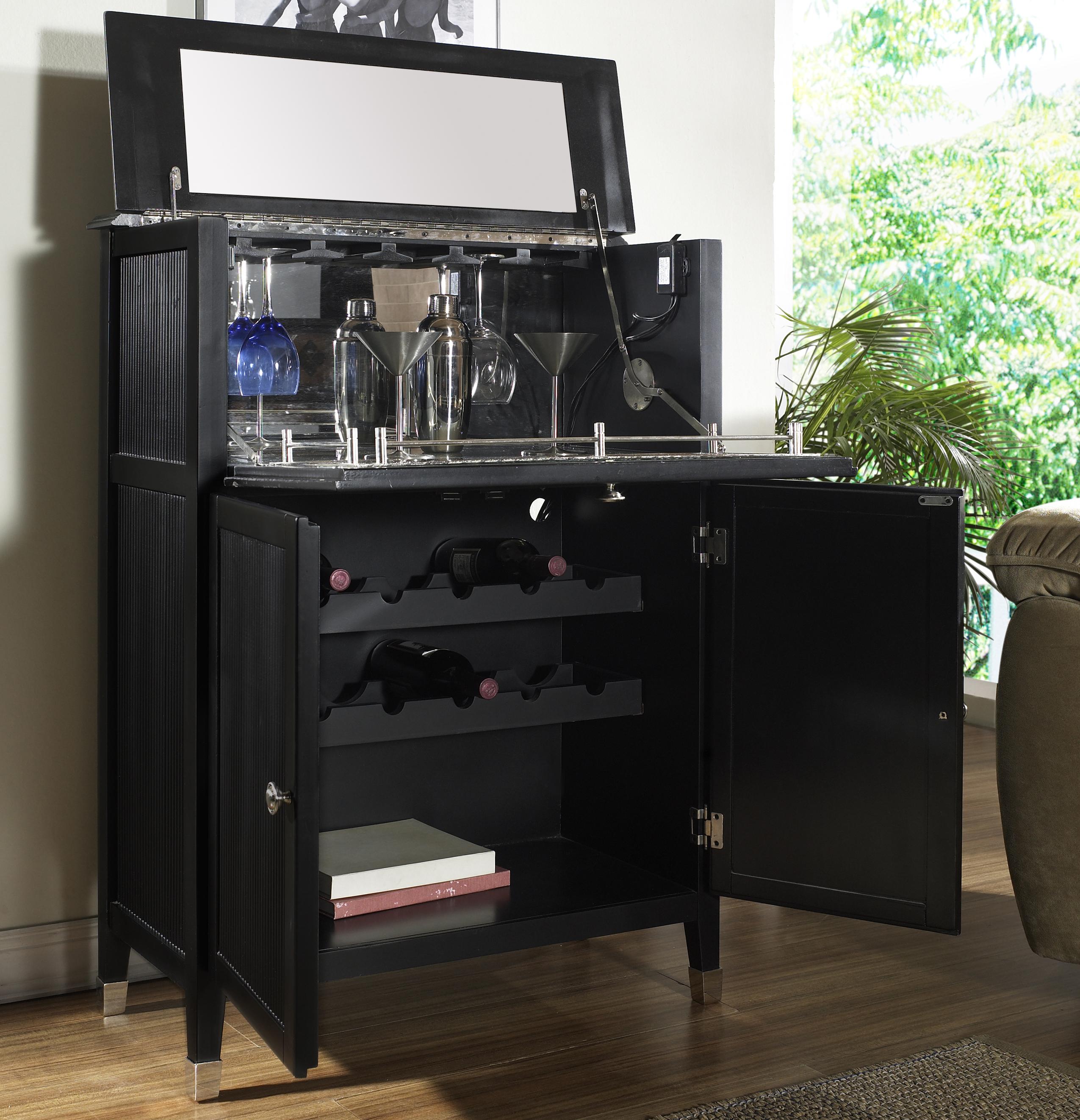 Pulaski Furniture Accents Main Street Martini Bar Belfort Furniture